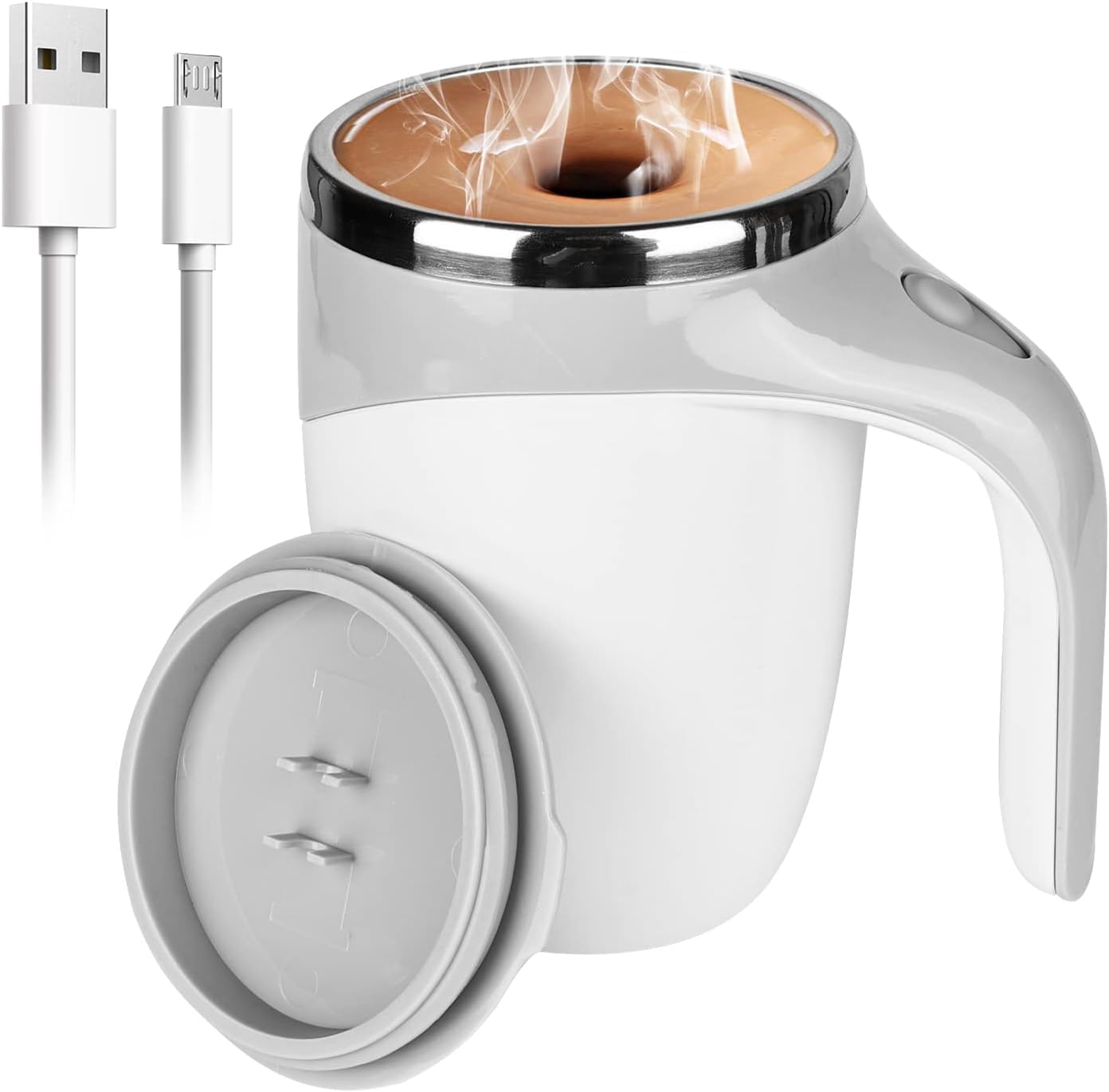 Electric Self Stirring Rechargeable Mug For Office Travel Home